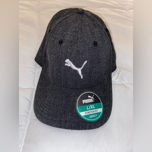 Puma Men’s L/XL Black Stretch Fit Cap